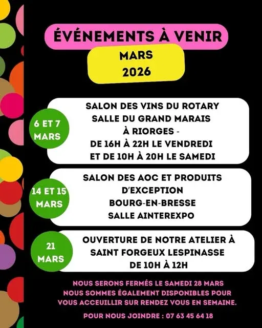 Voici nos dates où vous pouvez nous retrouver et venir déguster nos liqueurs afin de préparer vos cocktails d'été, Roanne, Les Liqueurs Alice